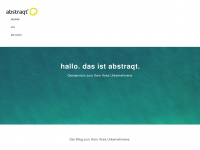 abstraqt.at Webseite Vorschau