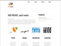 webweaves.ch Webseite Vorschau