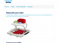 balancelle-bebe.fr Webseite Vorschau