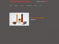 kunstdrechseln.ch Webseite Vorschau