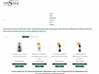 vinsale.ch Webseite Vorschau