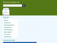 richmond.gov.uk Webseite Vorschau