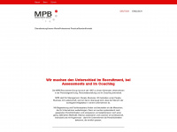mpb.ch Webseite Vorschau