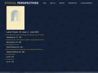 ethical-perspectives.be Webseite Vorschau