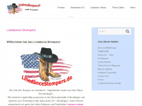 linedancestompers.de Webseite Vorschau