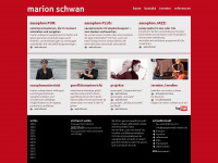 saxophonistin-berlin.de Webseite Vorschau