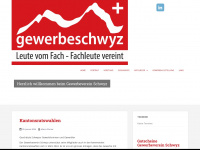 gewerbe-schwyz.ch Webseite Vorschau