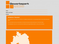 gewerbepark-lahnau.de Webseite Vorschau