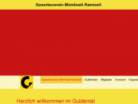 gewerbeverein-muemliswil-ramiswil.ch Webseite Vorschau