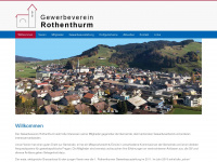 gewerbeverein-rothenthurm.ch Webseite Vorschau