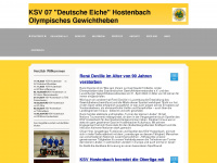 gewichtheben-hostenbach.de Webseite Vorschau
