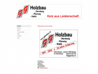 ggholzbau.ch Webseite Vorschau