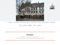 ggs-muengersdorf.de Webseite Vorschau