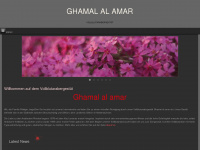 ghamal-al-amar.de Webseite Vorschau
