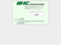 ghc-insertionen.de Webseite Vorschau
