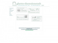 ghetto-theresienstadt.de Webseite Vorschau