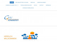 ghv-althengstett.de Webseite Vorschau