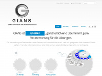 gians.de Webseite Vorschau