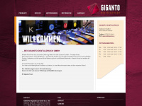 giganto.at Webseite Vorschau
