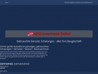 gigi-intertrade.de Webseite Vorschau