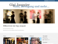 gigijacquier.ch Webseite Vorschau