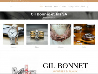 gil-bonnet.ch Webseite Vorschau