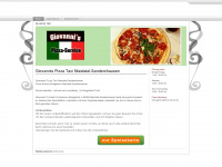 giovannispizza-service.de Webseite Vorschau