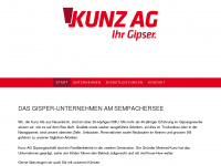 gipser-kunz.ch Webseite Vorschau