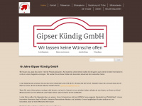 gipserkuendig.ch Webseite Vorschau