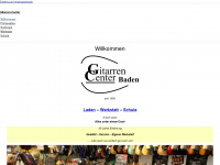 gitarren-center.ch Webseite Vorschau