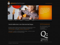 gitarrenschule-burgau.de Webseite Vorschau
