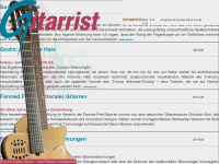 gitarrist.de Webseite Vorschau