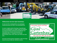 gjini-gartenbau.ch Webseite Vorschau