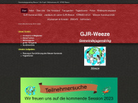gjr-weeze.de Webseite Vorschau