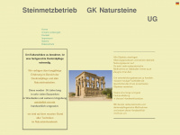 gk-natursteine.de Webseite Vorschau