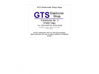 gts-elektronik.de Webseite Vorschau