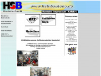 hsb-bauteile.de Webseite Vorschau
