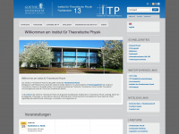 th.physik.uni-frankfurt.de Webseite Vorschau