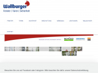 wallburger.de Webseite Vorschau