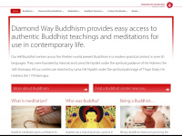 diamondway-buddhism.org Webseite Vorschau