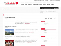 glarnermusikschule.ch Webseite Vorschau