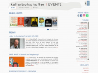 kulturbotschafter-events.de Webseite Vorschau