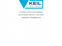 glas-keil.at Webseite Vorschau
