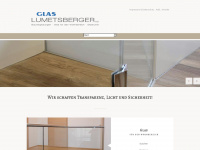 glas-lumetsberger.at Webseite Vorschau