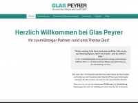 glas-peyrer.at Webseite Vorschau