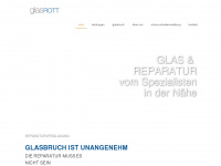 glas-rott.at Webseite Vorschau