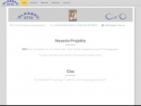 glasbau-otto.at Webseite Vorschau