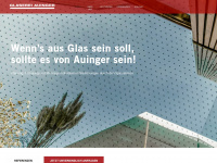 glaserei-auinger.at Webseite Vorschau