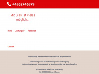 glaserei-rennert.at Webseite Vorschau