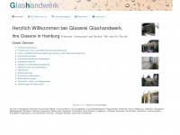 glashandwerk.de Webseite Vorschau